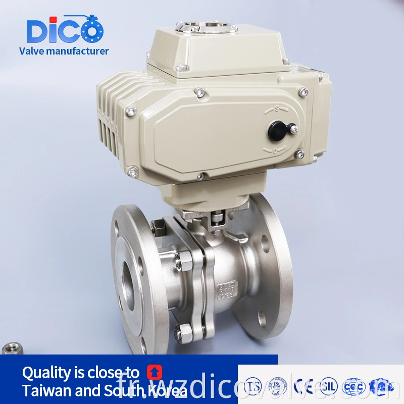 Wenzhou China WCB / CF8 / CF8M Pneumatique / Electric Actuator Industrial 2pc Balle de billes